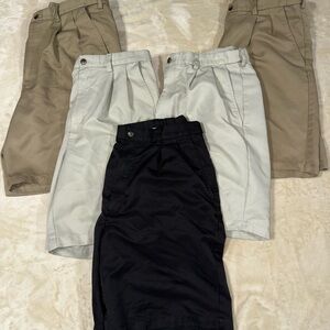 34W Haggar Dress Shorts.  3 colors, perfect for casual outings.